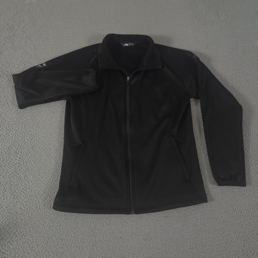 The North Face Jacket Womens XL Black Canyon Flats Stretch Fleece Full Zip Coat